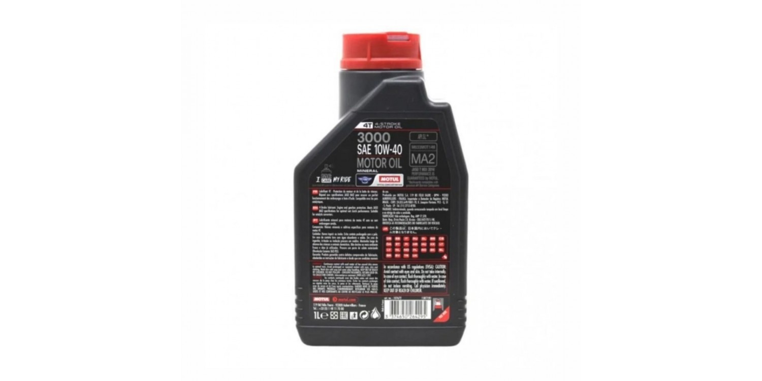 MOTUL 3000 10W40 4T (1LT) MOTORSİKLET YAĞI